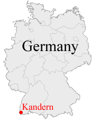 Kandern map