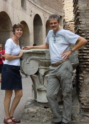 Doug and PJ in Rome